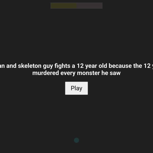 Undertale-like Fight