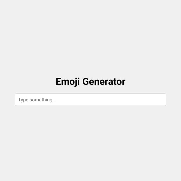 Emoji Generator