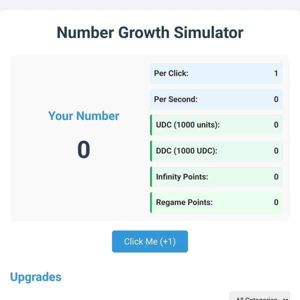 Number Growth Simulator