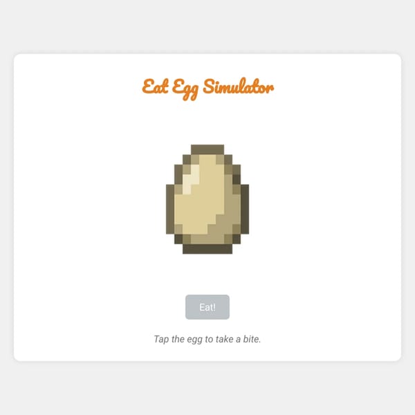 Eat Egg Simulator