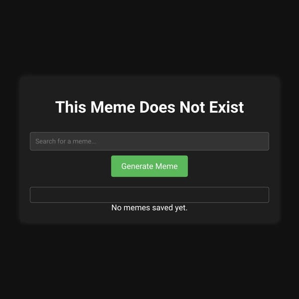 This Meme Does Not Exist