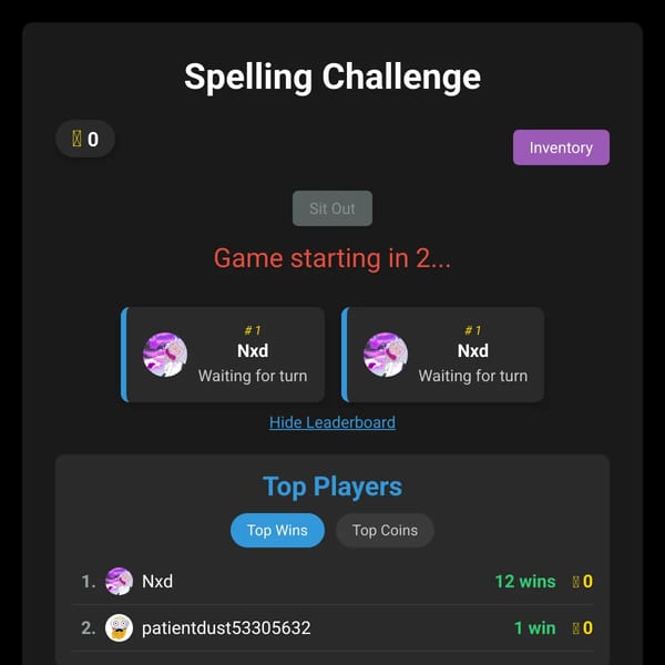 Multiplayer Typing Challenge