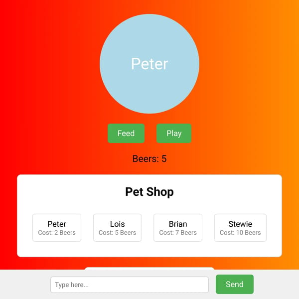 Interactive Pet