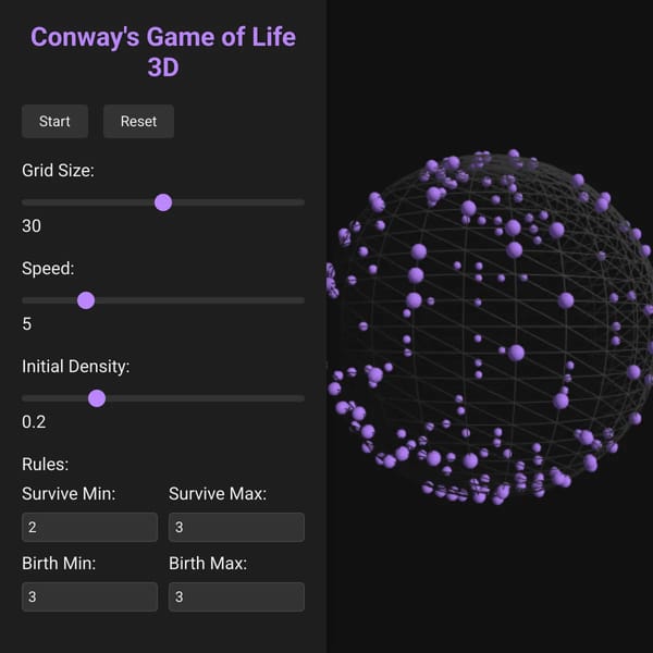Conway's Game of Life 3D