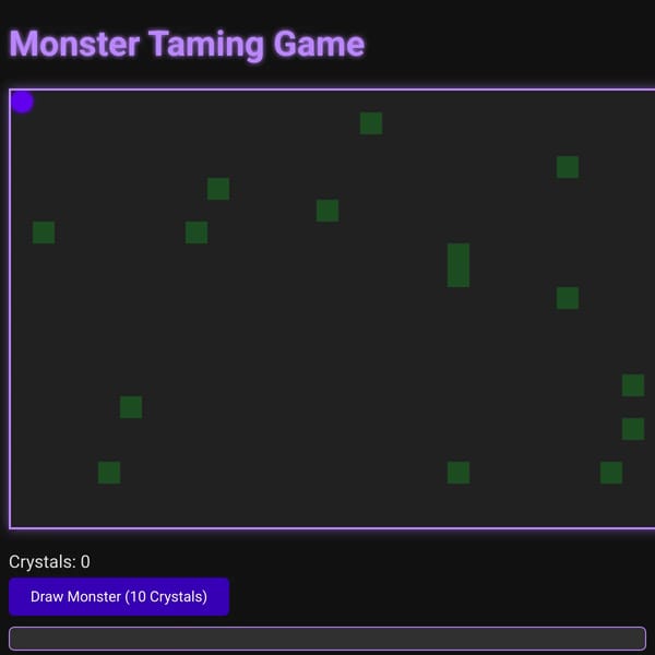 Monster Taming Game