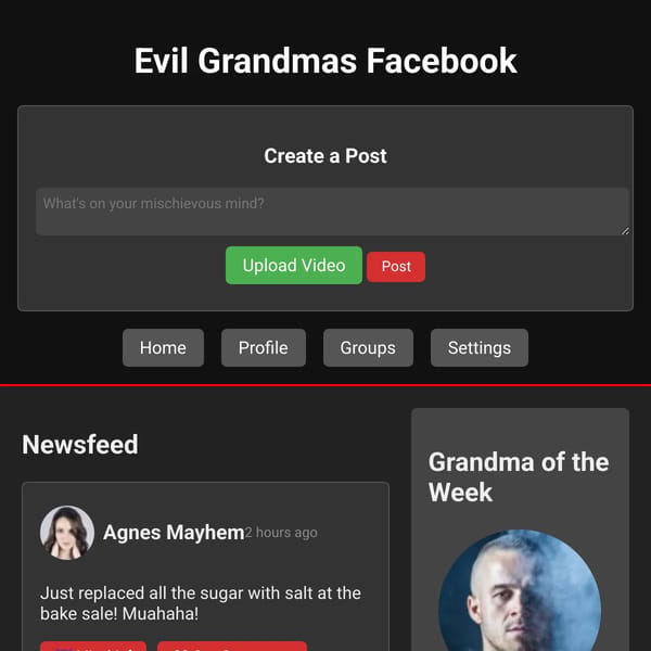 Evil Grandmas Facebook