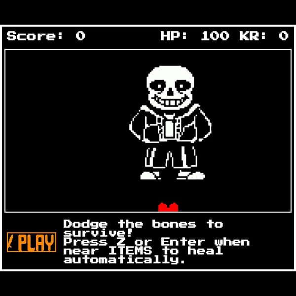 sans survival fight 