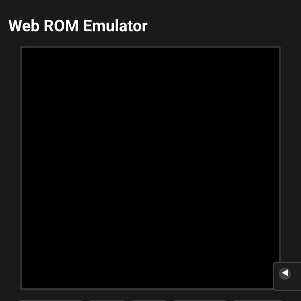 ROM Emulator with AI autoplay
