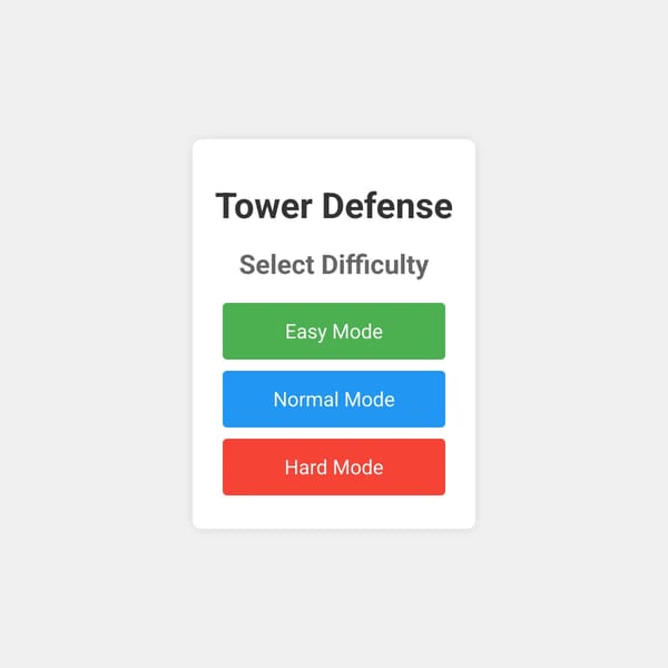 Tower Defense Game
