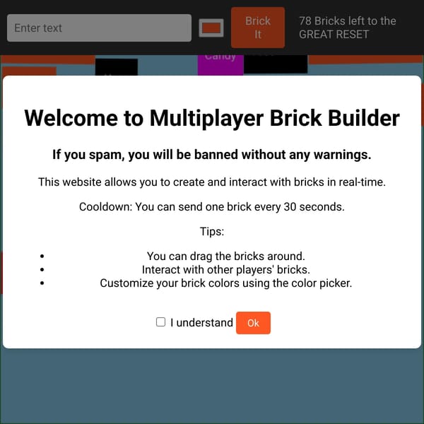 Multiplayer Brick Builder