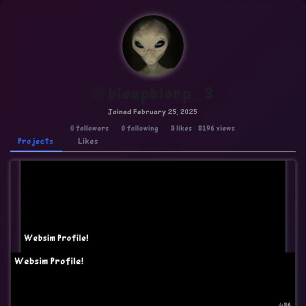 Websim Profile!