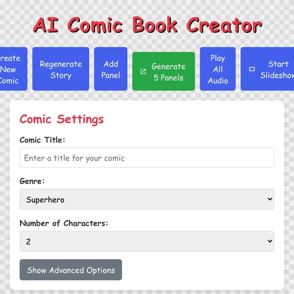 AI Comic Book Creator