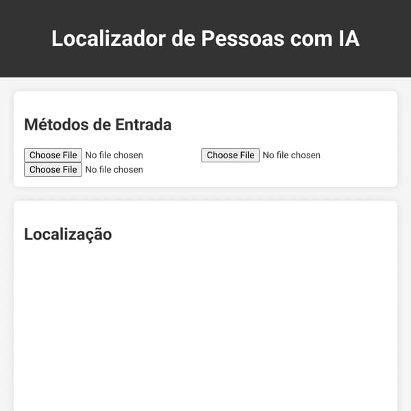 Localizador de Pessoas com IA