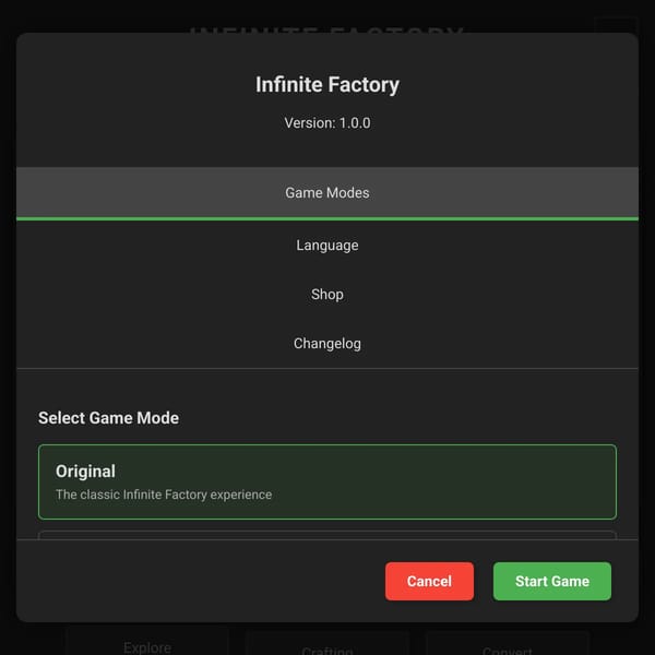 Infinite Factory