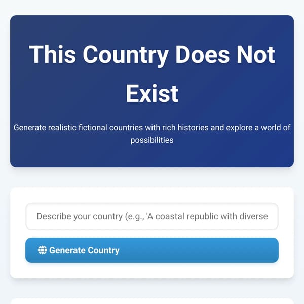 This Country Does Not Exist