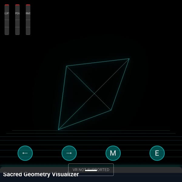 3D Sacred Geometry Audio Visualizer