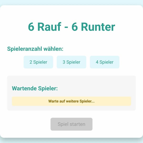 6 Rauf - 6 Runter