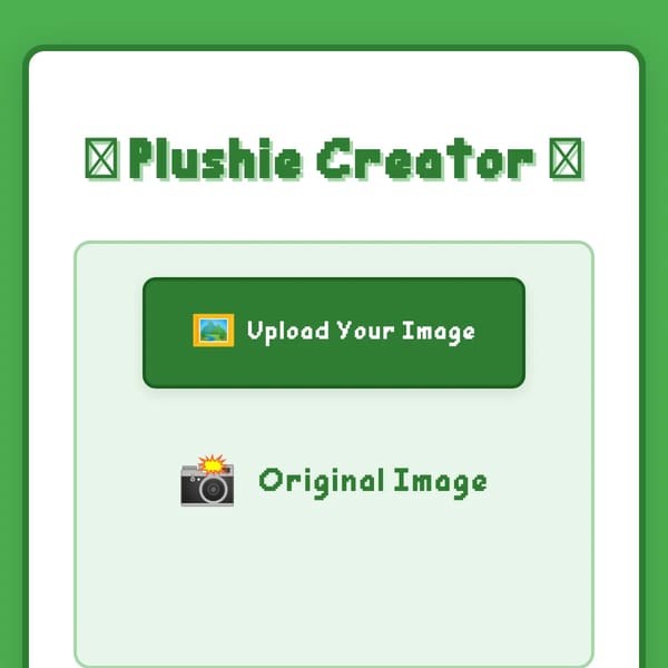Image to Plushie Generator