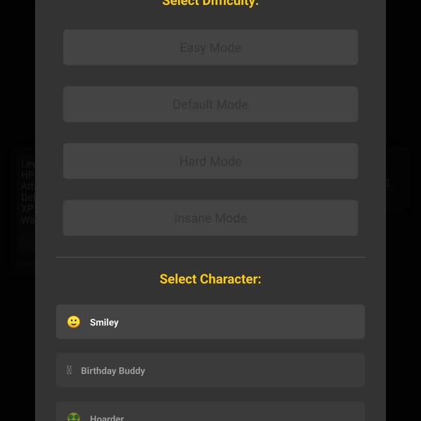 Smiley Roguelike (TIER UP, UNLOCK CHARACTERS AND BOOSTS!)
