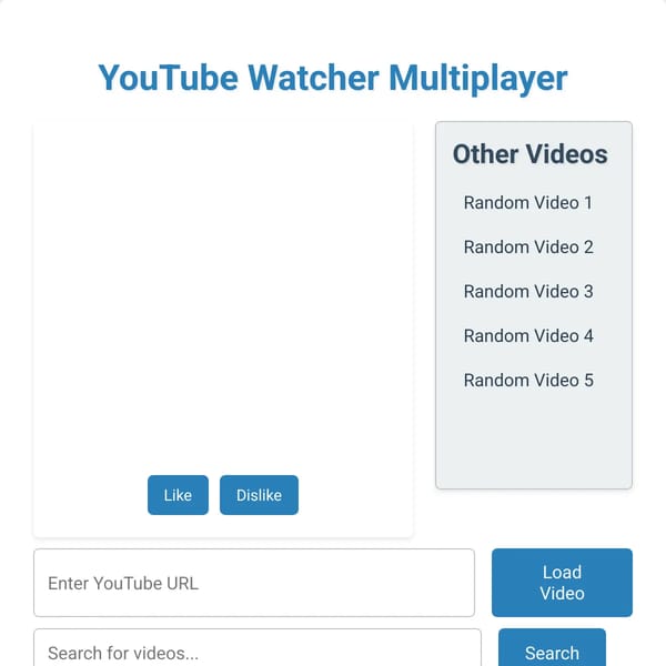 YouTube Watcher Multiplayer