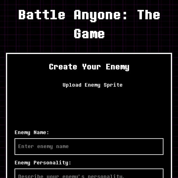 Battle Anyone: The Game