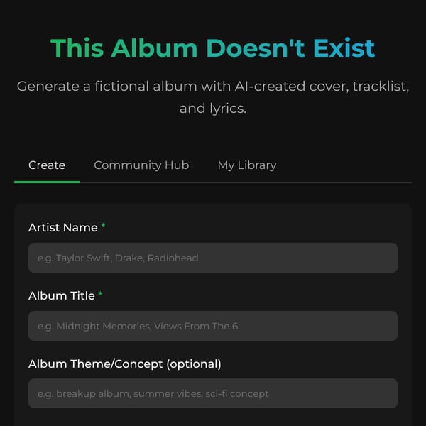 This Album Doesn't Exist
