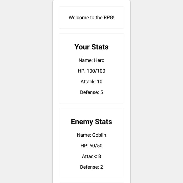 Boring RPG