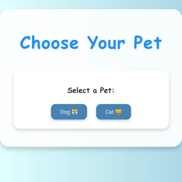 Choose Your Pet