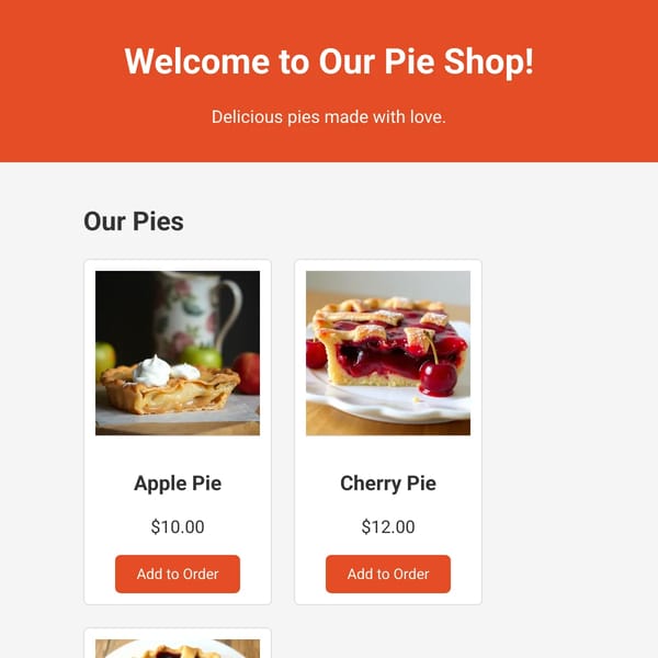 Pie Shop