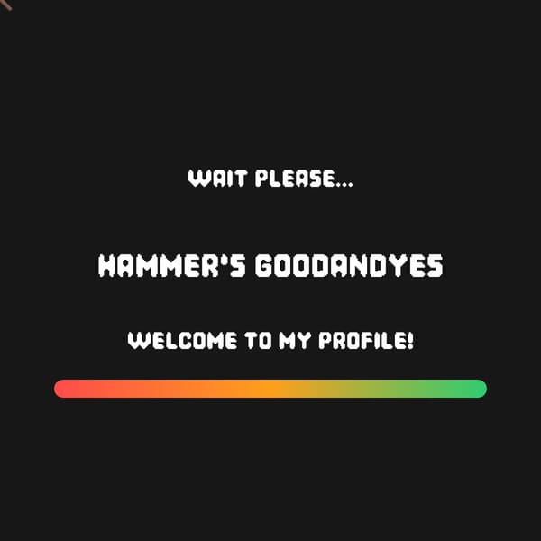 Profile Page on Websim