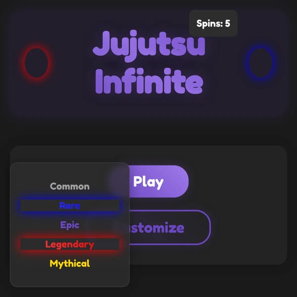 Jujutsu Infinite V2.2.1 4 New Innates