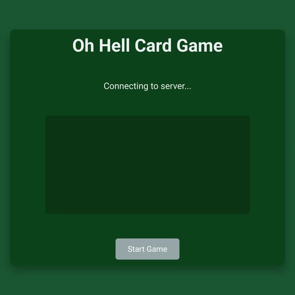 Oh Hell Card Game