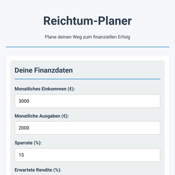 Reichtum-Planer