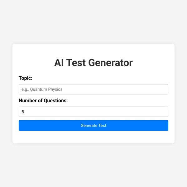 AI Test Generator
