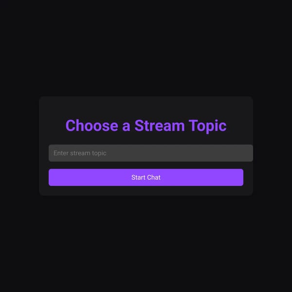 Twitch Chat Simulator