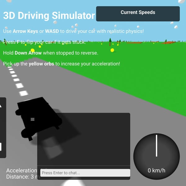 3D Driving Simulator with Realisticer Physics
