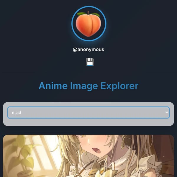 Anime Image Explorer (never nsfw)