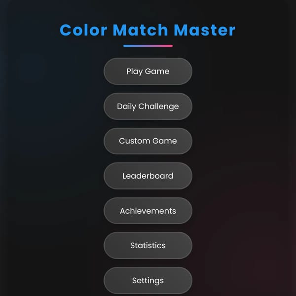 Color Match Game
