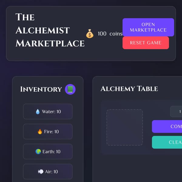 The Alchemist Marketplace