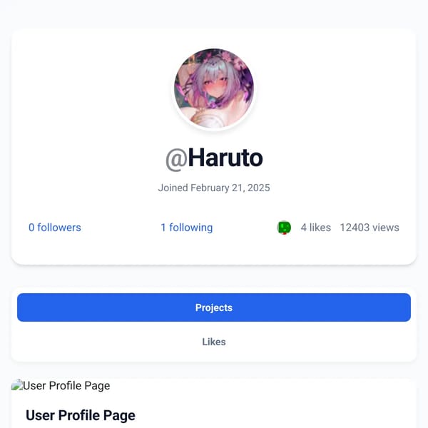 User Profile Page
