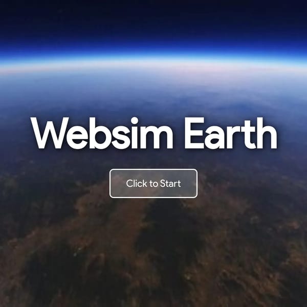 Websim Earth V6.4 - Google Earth Clone