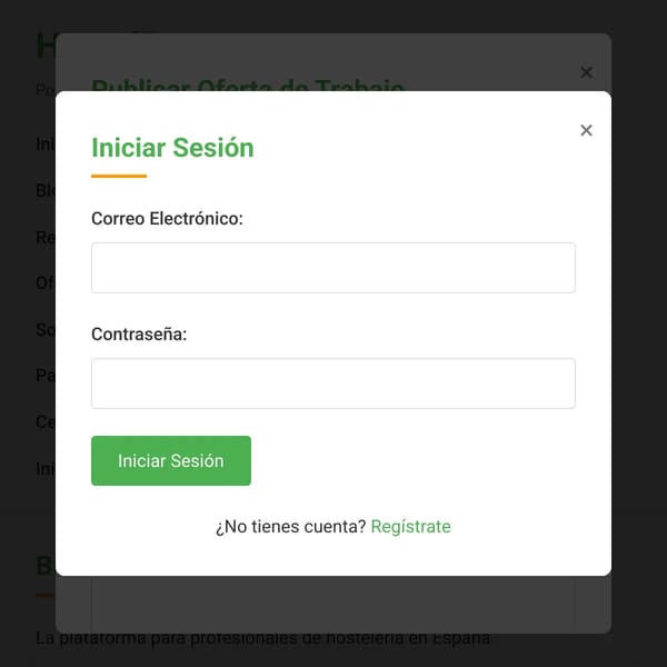 HostelPro - Portal para Profesionales de Hostelería