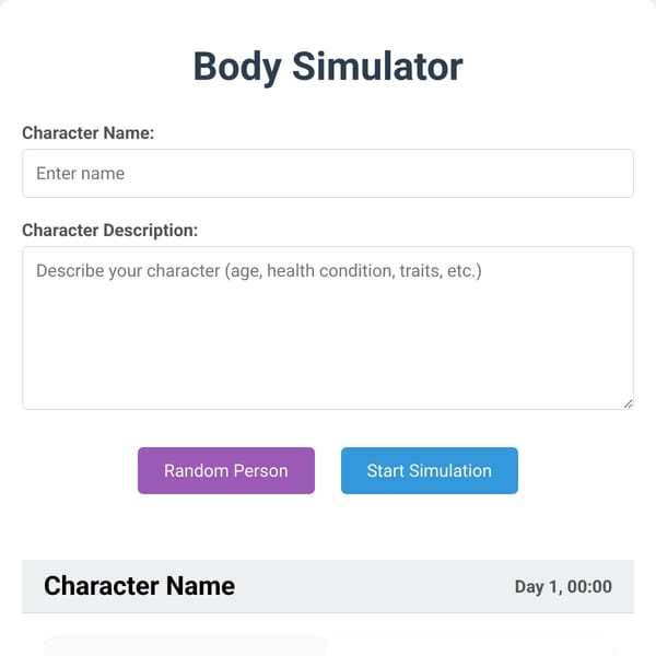 Body Simulator
