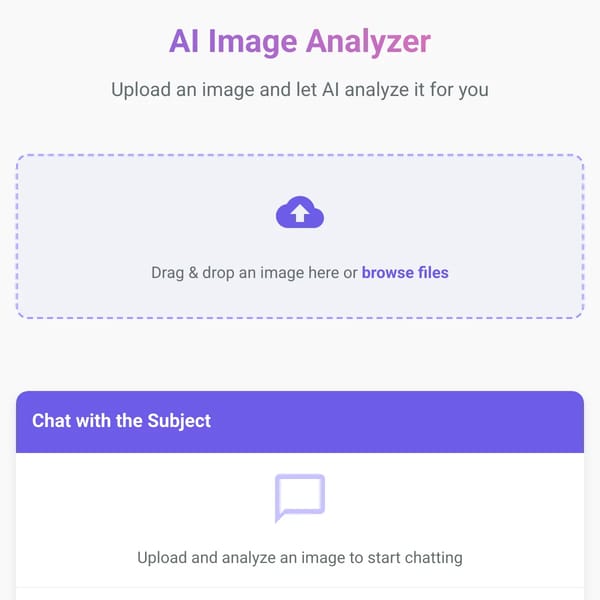 AI Image Analyzer