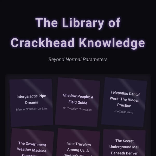 The Library of Crackhead Knowledge