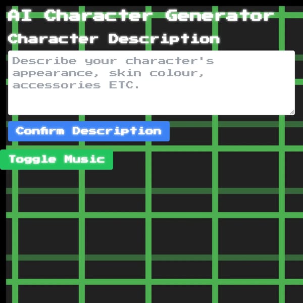 Deltarune character generator.
