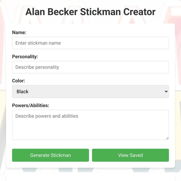 Alan Becker Stickman Creator