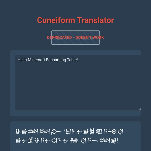 Cuneiform translator!!
