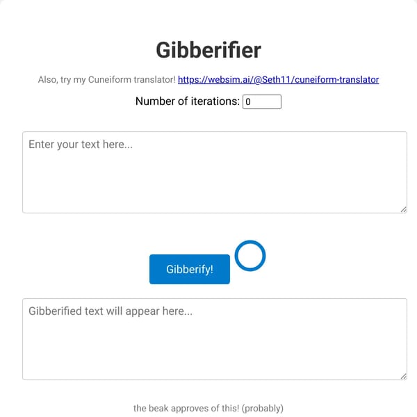 Gibberifier