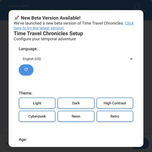 Time Travel Chronicles (LEGACY
